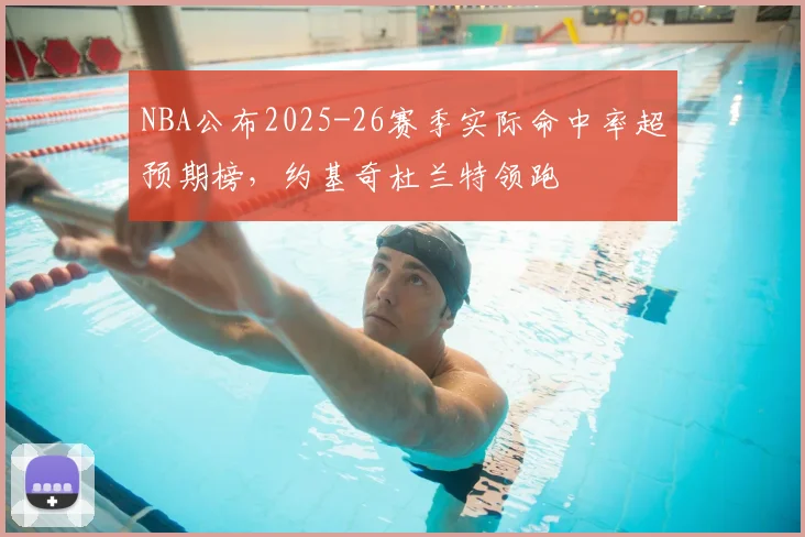 NBA公布2025-26赛季实际命中率超预期榜，约基奇杜兰特领跑